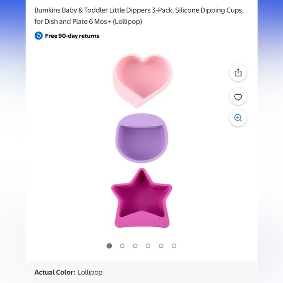 Bumkins Little Dippers 3-Pack in Lollipop - Picture 1 of 4
